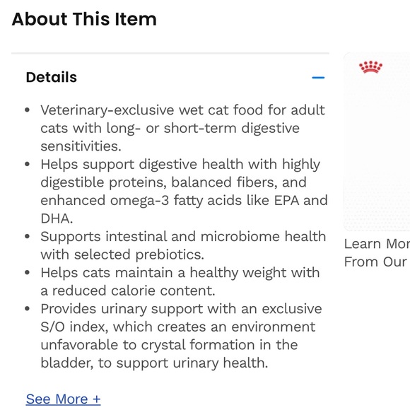 NEW Royal Canin Rx Gastrointestinal Cat Food 6 Pack - Picture 7 of 11